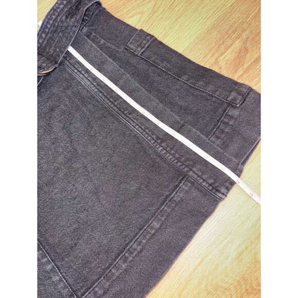 Rails Deanna Belted Denim Wrap Mini Skirt Black Pearl wash womens size S - Picture 4 of 5